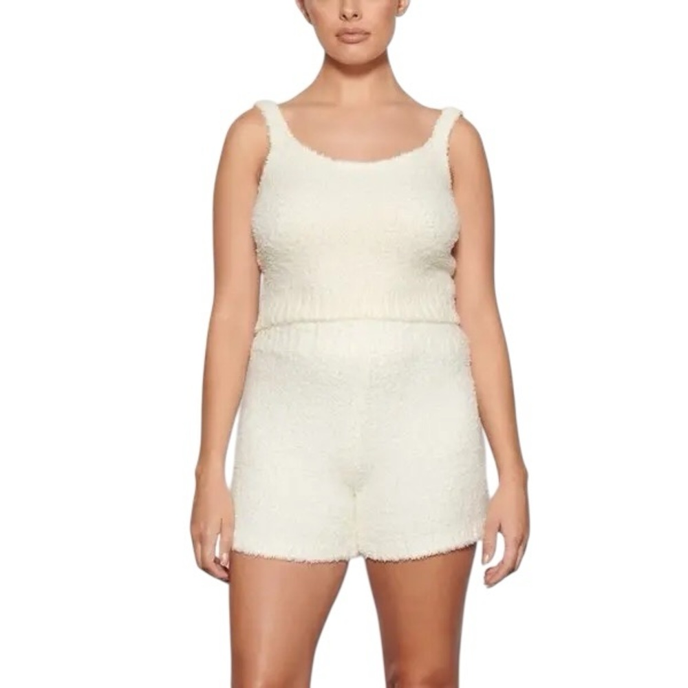 SKIMS Cream Cozy High Waist Shorts Ivory Size (4X/5X) NWT